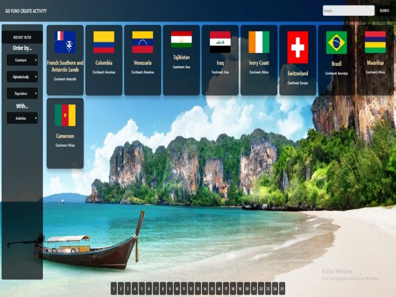 Countries Project
